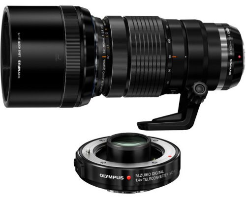 Olympus M.ZUIKO DIGITAL ED 40-150mm f2.8 PRO lens with MC-14 Teleconverter 1.4x