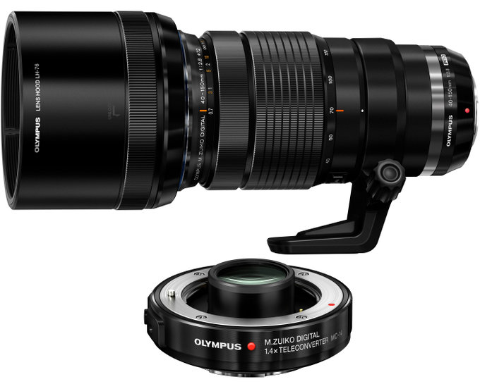 Olympus M.ZUIKO DIGITAL ED 40-150mm f2.8 PRO lens with MC-14