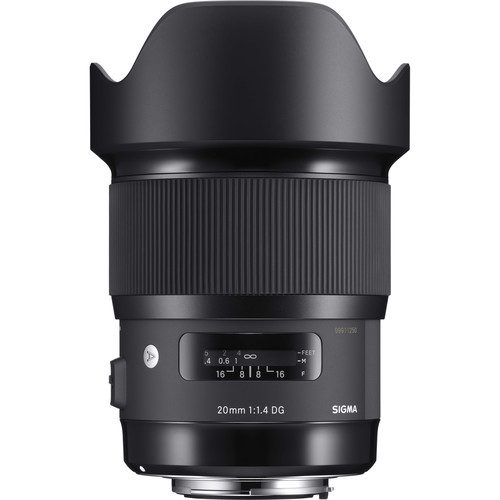 Sigma 20mm f/1.4 DG HSM Art Lens for (Canon, Nikon, Sony A, SA)