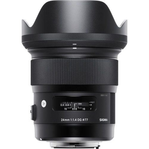 Sigma 24mm f/1.4 DG HSM Art Lens for (Canon, Nikon, Sony A, SA)
