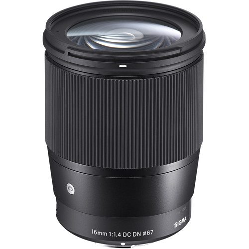 Sigma 16mm f/1.4 DC DN Contemporary Lens for Sony E & M4/3