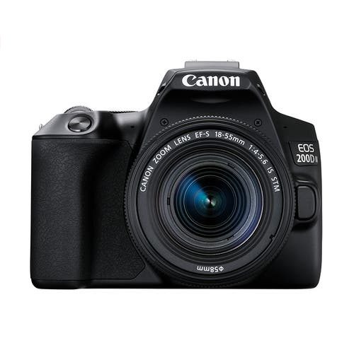 Canon EOS 200D II DSLR Camera with 18-55mm STM Lens (Free Gift 32GB SD Card + Camera Bag)