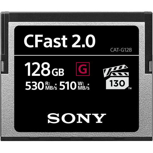 Sony 128GB CFast 2.0 G Series Memory Card