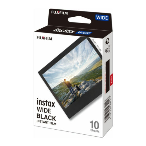 Fujifilm Instax Wide Instant Film 10 Exposures (Black Frame)
