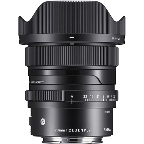 Sigma 20mm f/2 DG DN Contemporary Lens (FREE 62MM UV FILTER)